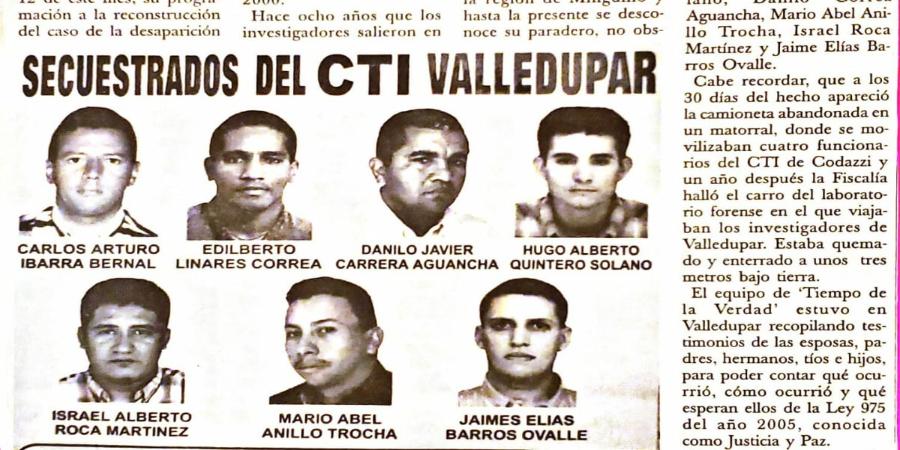 Los muchachos del CTI, 20 años desaparecidos